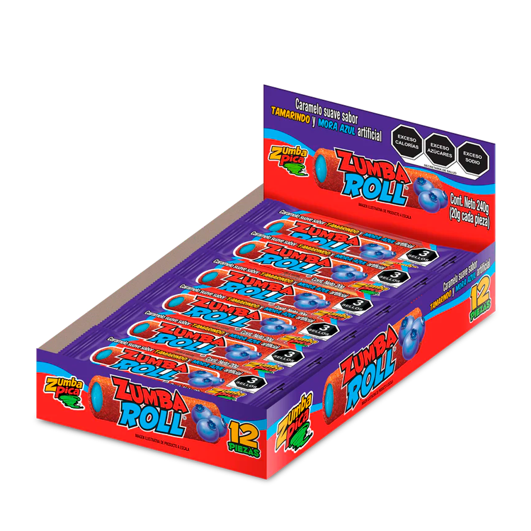 ZUMBA ROLL MORA 1/12 (CAJA:16PZAS)
