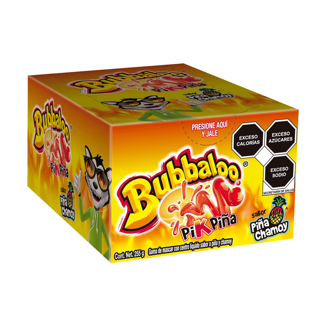 MONDELEZ BUBBALOO PIKPIÑA 1/50pzs (Caja: 32dsp)