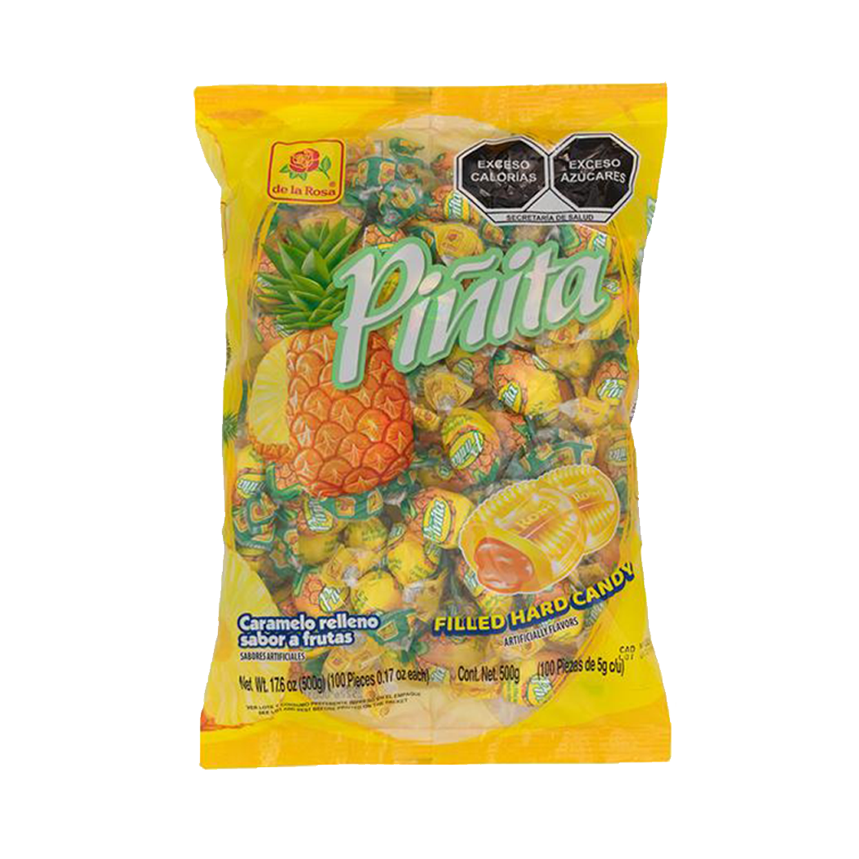 DLR CARAMELO DE PIÑA 1/500gr (Caja:24dsp)