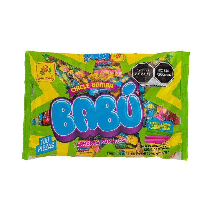 DLR CHICLE BABY BABU 1/100pz (Caja:24dsp)