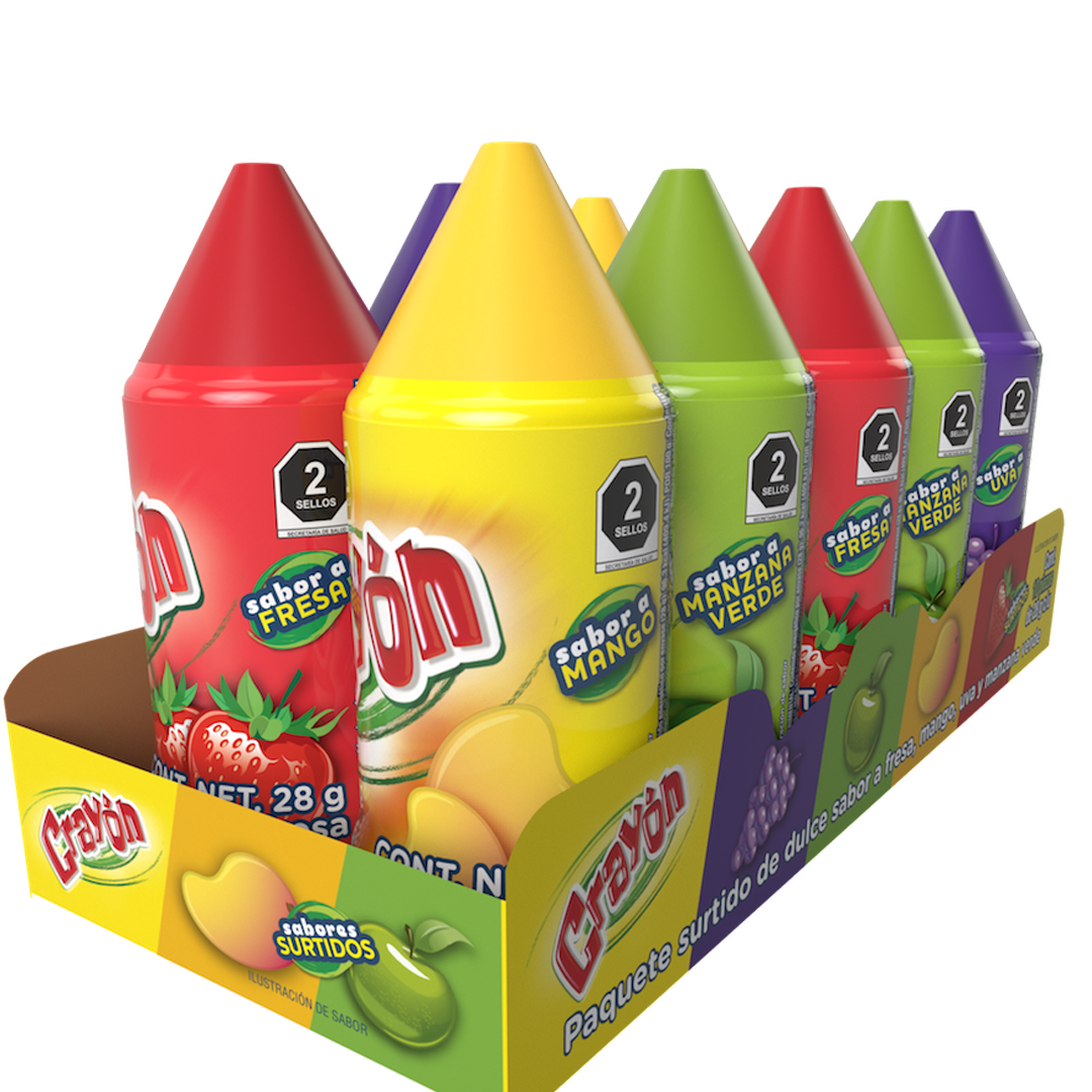 HSY CRAYON SURTIDO 1/10pz (Caja:12dsp)