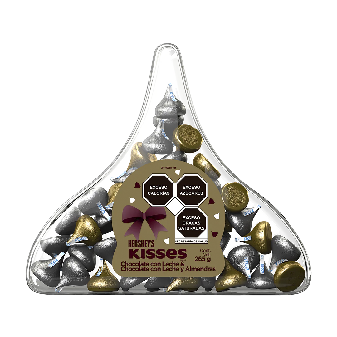 NS HSY KISSES ESTUCH MIXTO 1/265grs (Caja:8pzs)