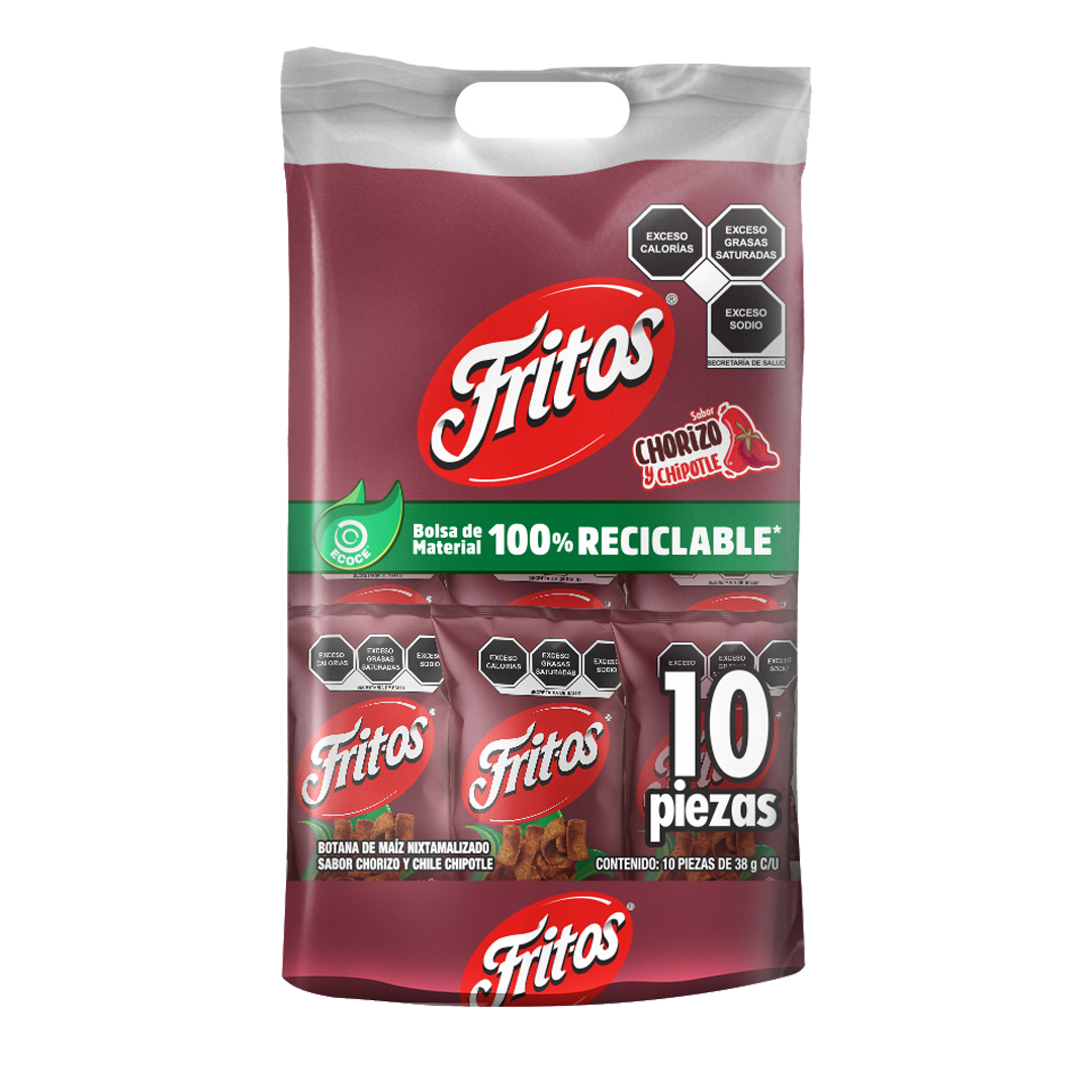 SABRITAS FRIT/CHORIZ TPACK 1/10pz (Caja:6dsp)
