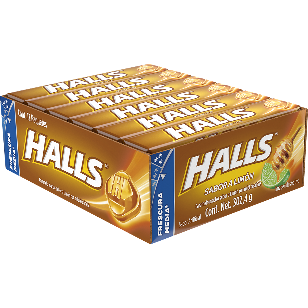 MOZ HALLS MIEL 1/12pz (Caja:30dsp)