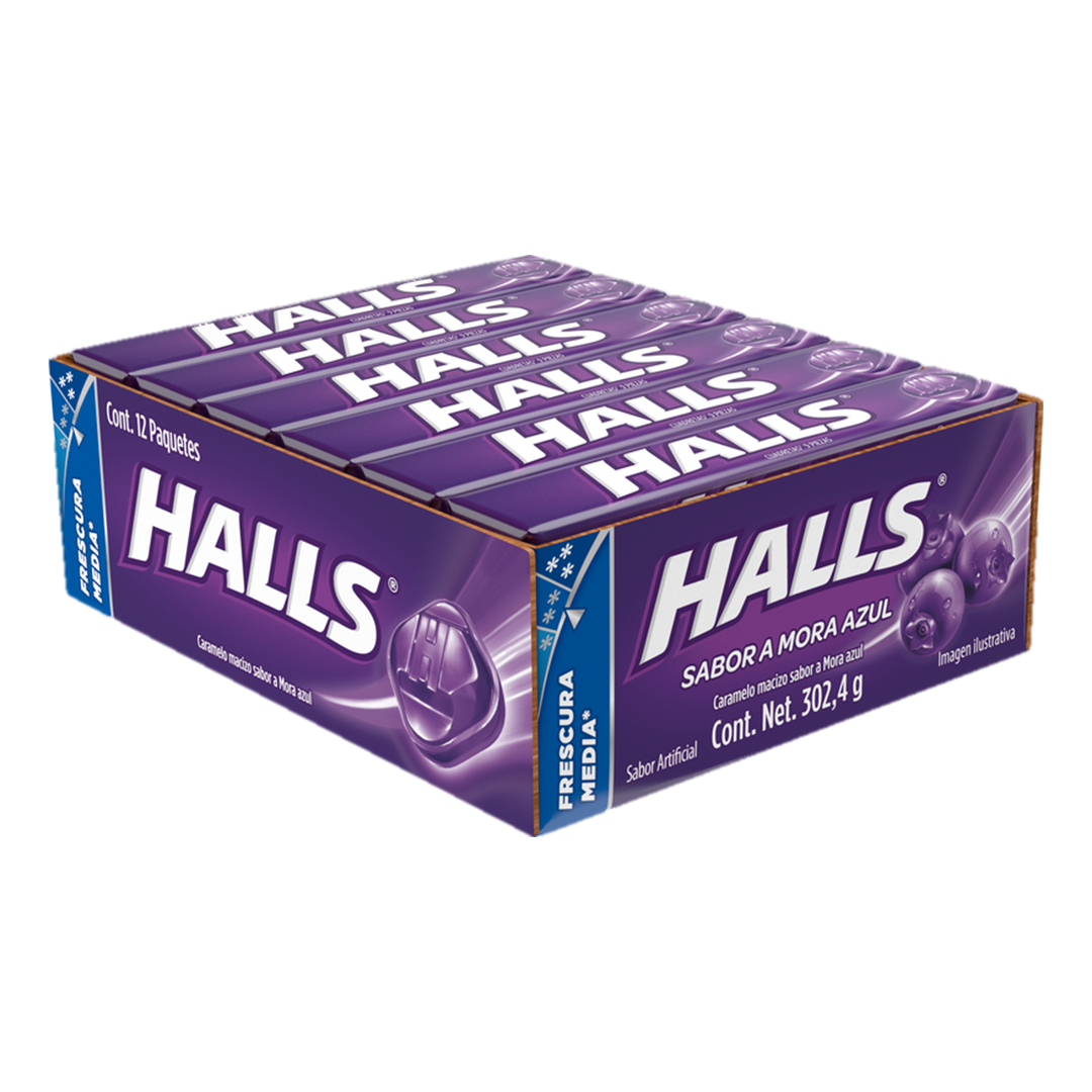 MOZ HALLS MORA 1/12pz (Caja:30dsp)