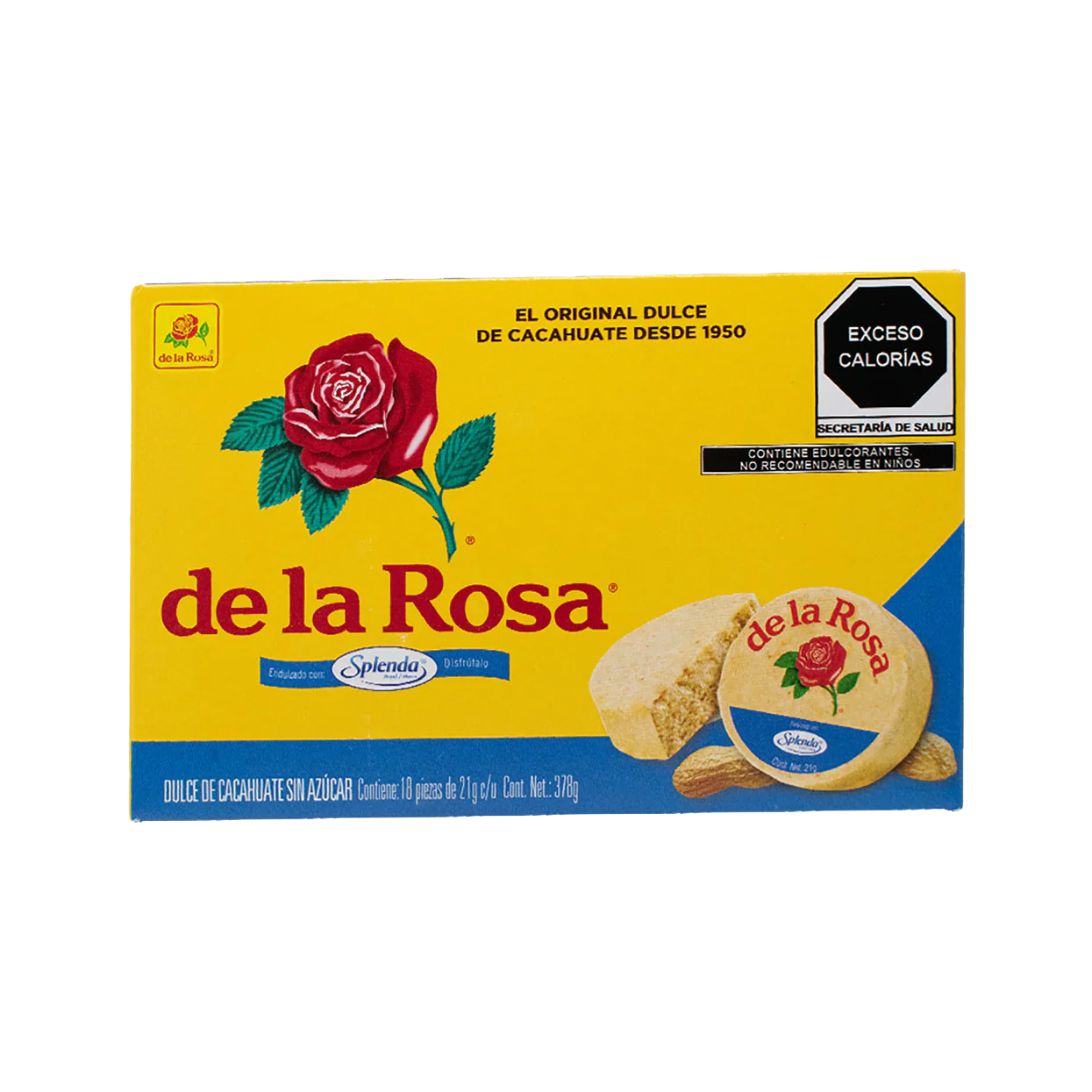 DLR MAZAPAN SIN AZUCAR 21gr 1/18pz (Caja:24dsp)