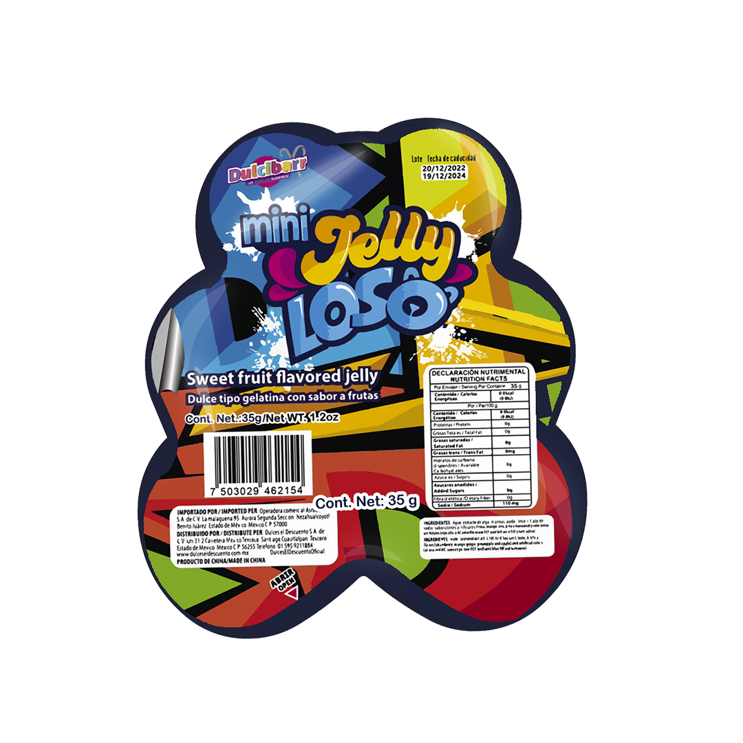 DULCIBARR MINI JELLY LOSO 1/24pz (Caja:12dsp)