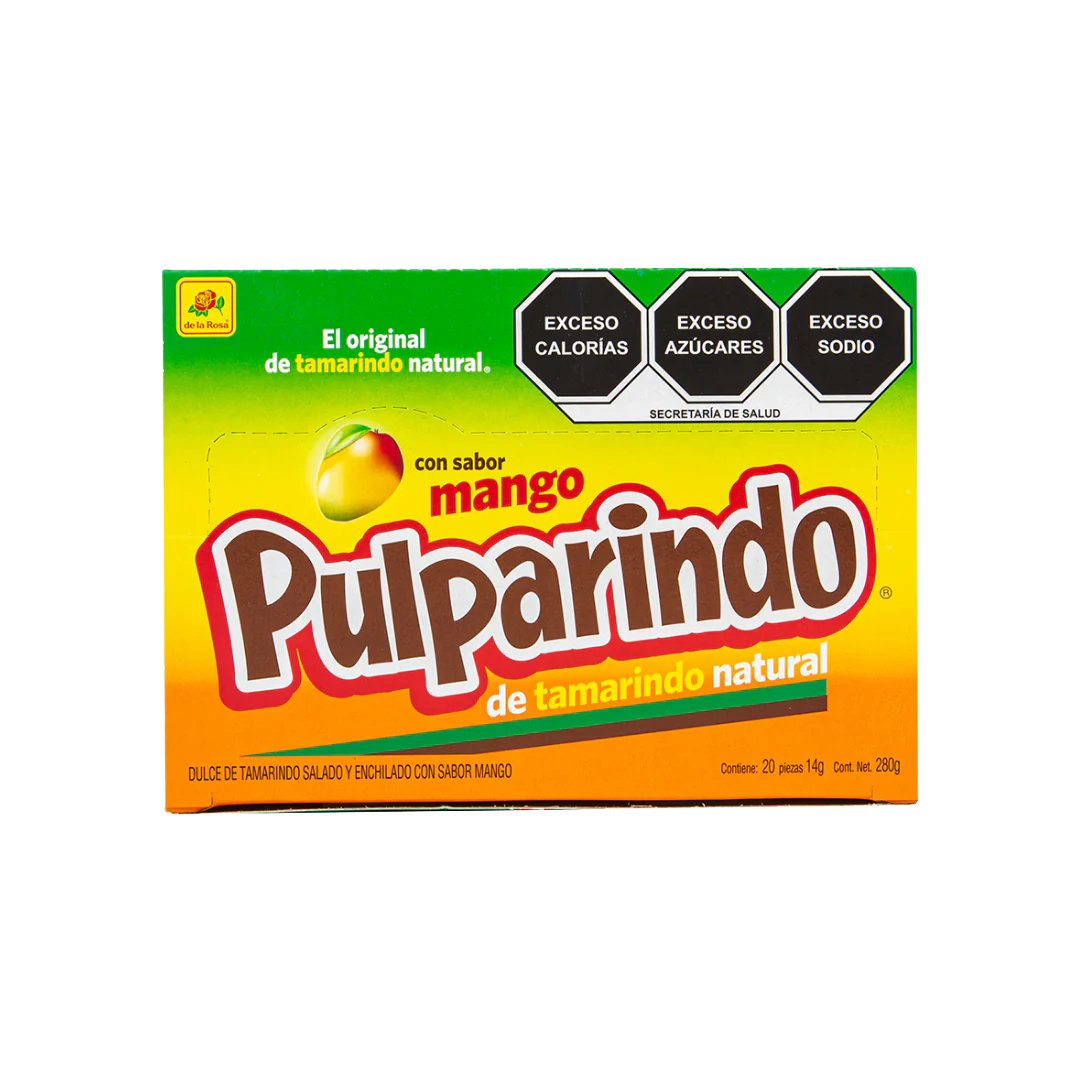 DLR PULPARINDO MANGO 1/20pz (Caja:32dsp)