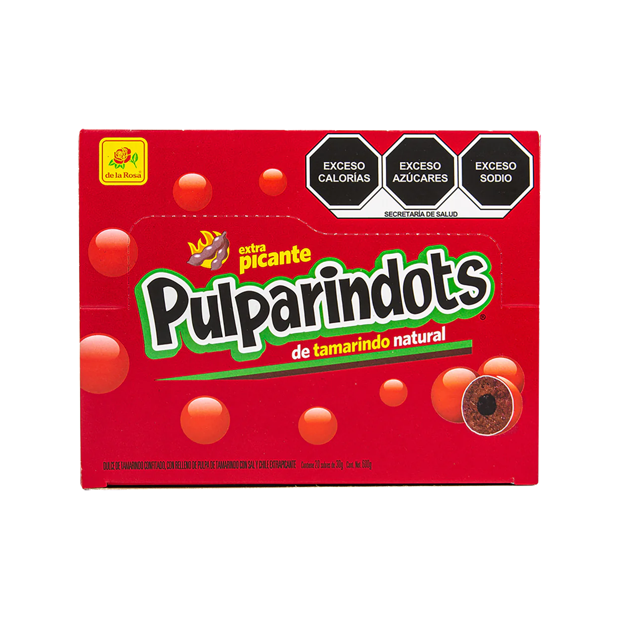 DLR PULPARINDOTS ROJO 1/20pz (Caja:16dsp)