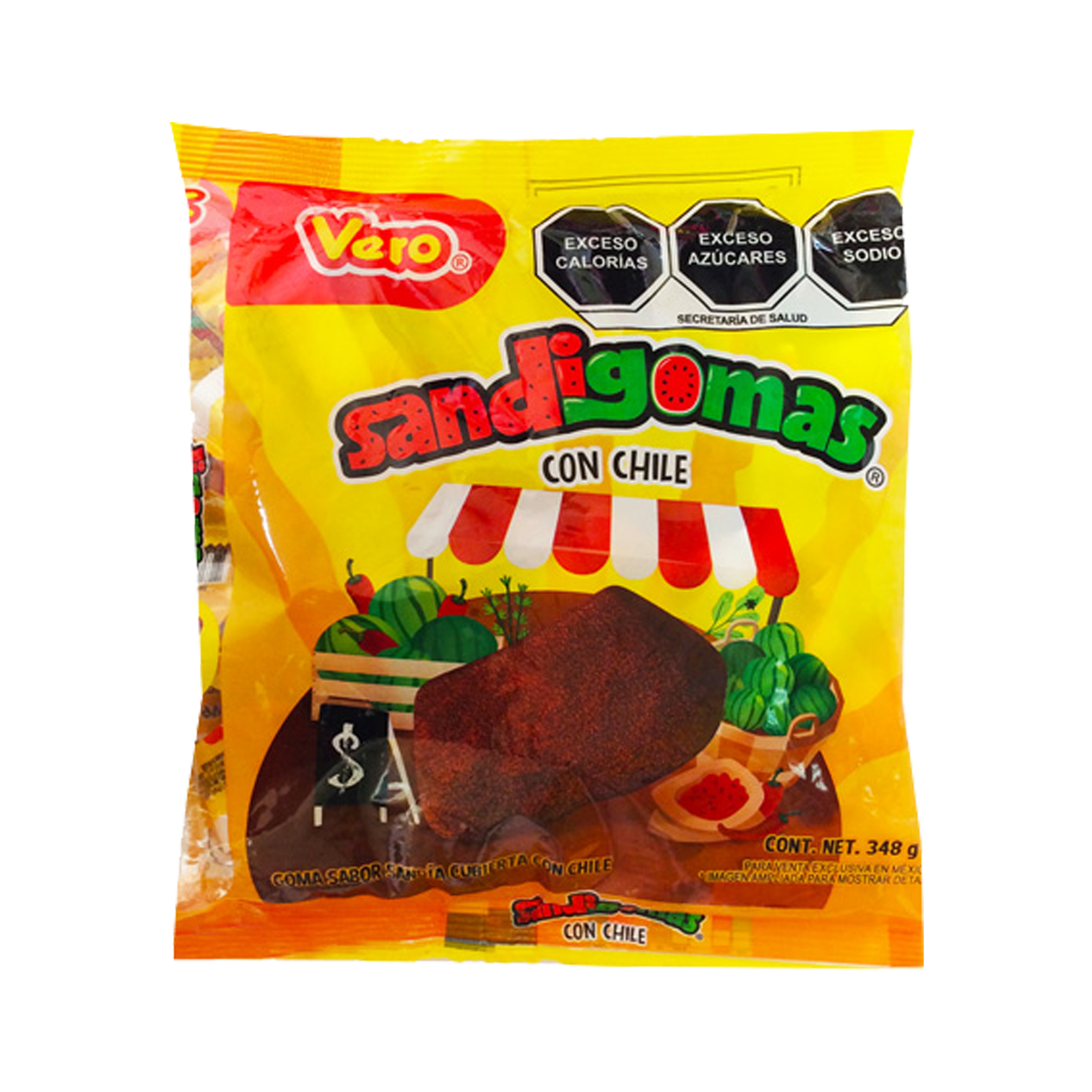 VERO SANDIGOMA CON CHILE 1/46pzs (Caja:20bls)