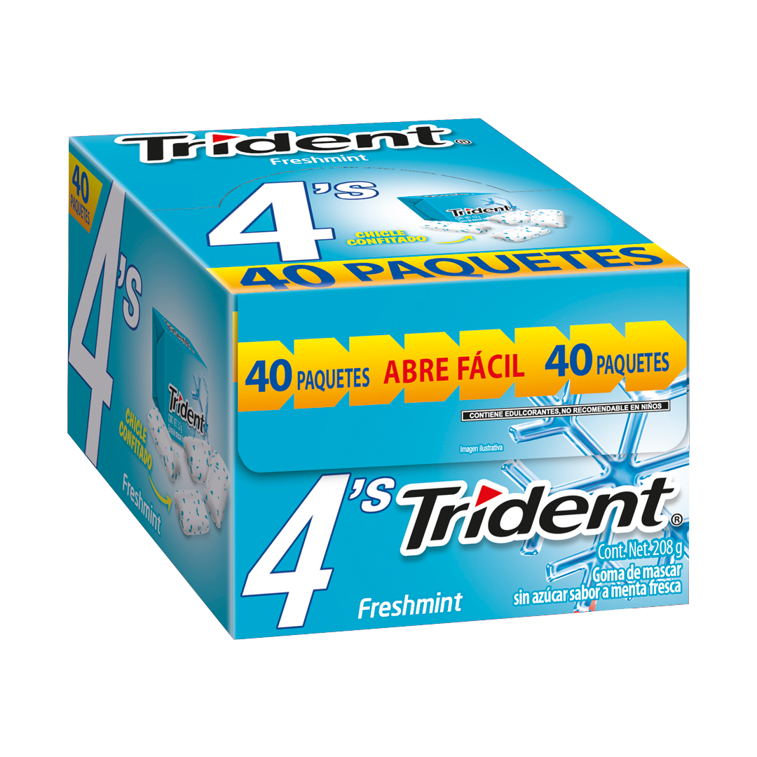 TRIDENT 4PZ FRESMINT 40/40