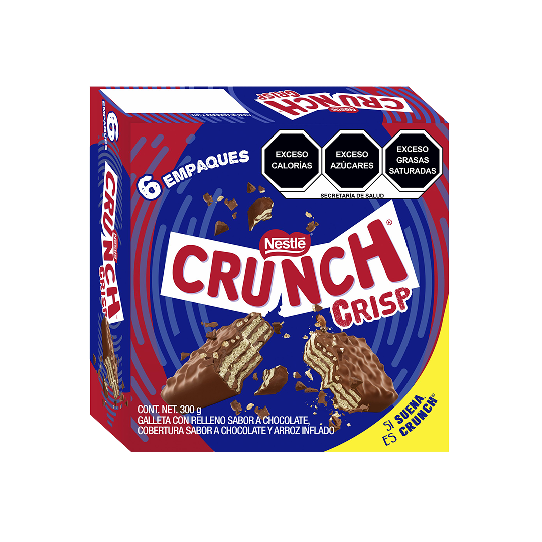 NESTLE CRUNCH CRISP 50gr 1/6pz (Caja:8dsp)