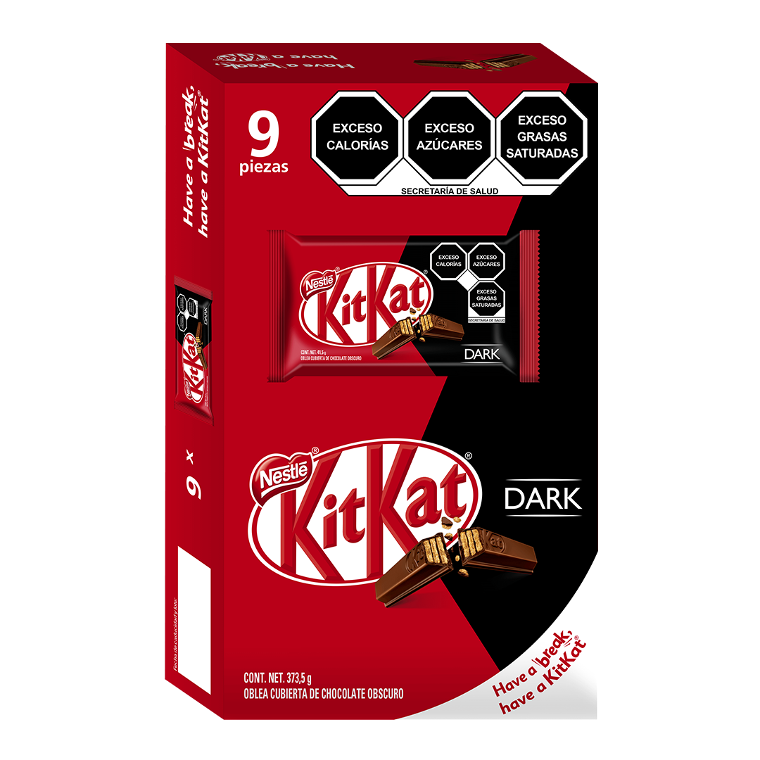 NESTLE KIT KAT DARK 41.5gr 1/9pz (Caja:9dsp)