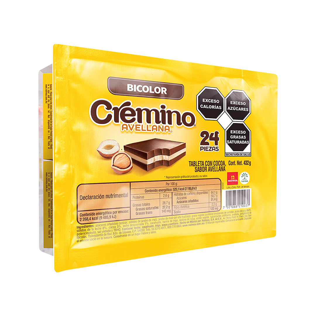 NUTRESA CREMINO BICOLOR 1/24pz (Caja:16dsp)