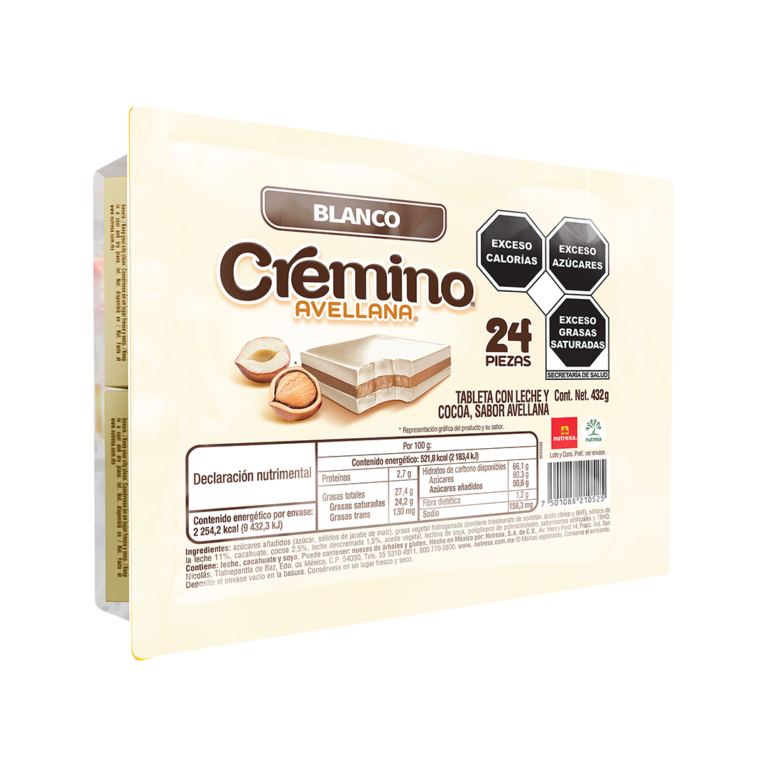 NUTRESA CREMINO BLANCO 1/24pz (Caja:16dsp)