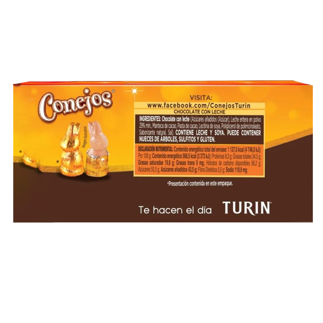 TURIN CONEJO CAJILLA 1/10pz (Caja:14dsp)