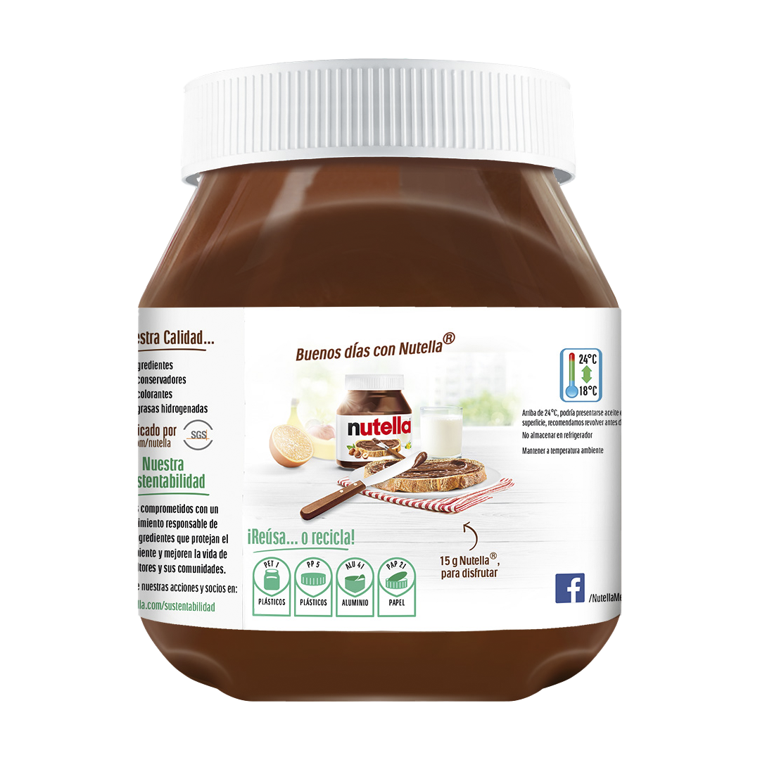 FERRERO NUTELLA 1/350gr (Caja: 15dsp)