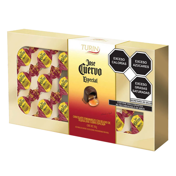 TURIN ESTUCHE JOSE CUERVO 1/15pzs (Caja6dsp) Dulcerías Balu