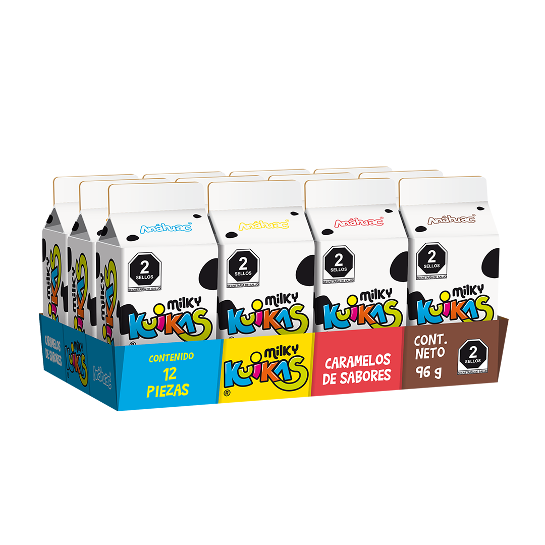 ANAHUAC MILKY KUIKAS 1/12pz (Caja:36dsp)