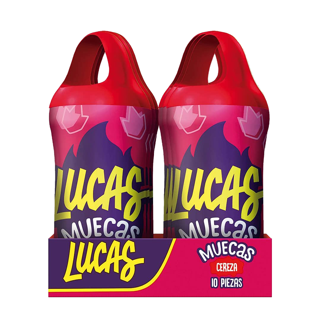 LUCAS MUECAS CEREZA 1/10pzs (Caja:24dsp)