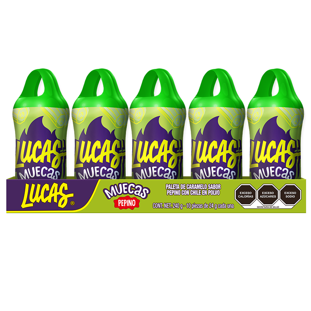 LUCAS MUECAS PEPINO 1/10pzs (Caja:24dsp)