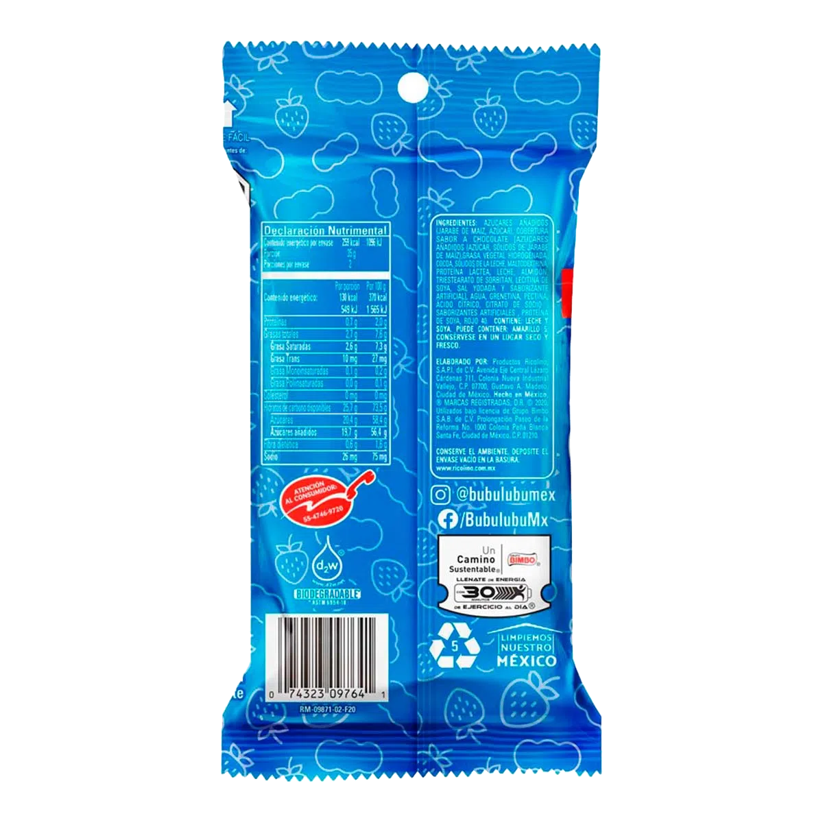 RICOLINO MINI BUBULUBU 1/25pz (Caja:10dsp)