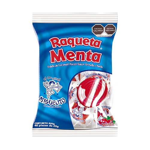MIGUE RAQUETA MENTA 1/40pz (Caja:20bls)