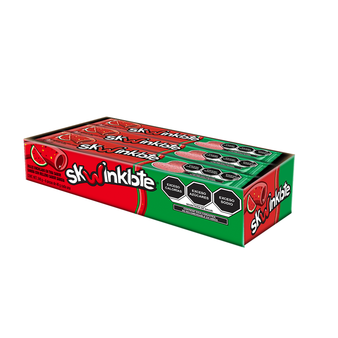 LUCAS SKWINKLOTE SANDIA ENCH 1/6pzs (Caja:24dsp)