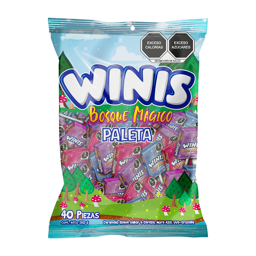 WINIS PAL. BOSQUE MAGICO 1/40pzs (Caja:24dsp)