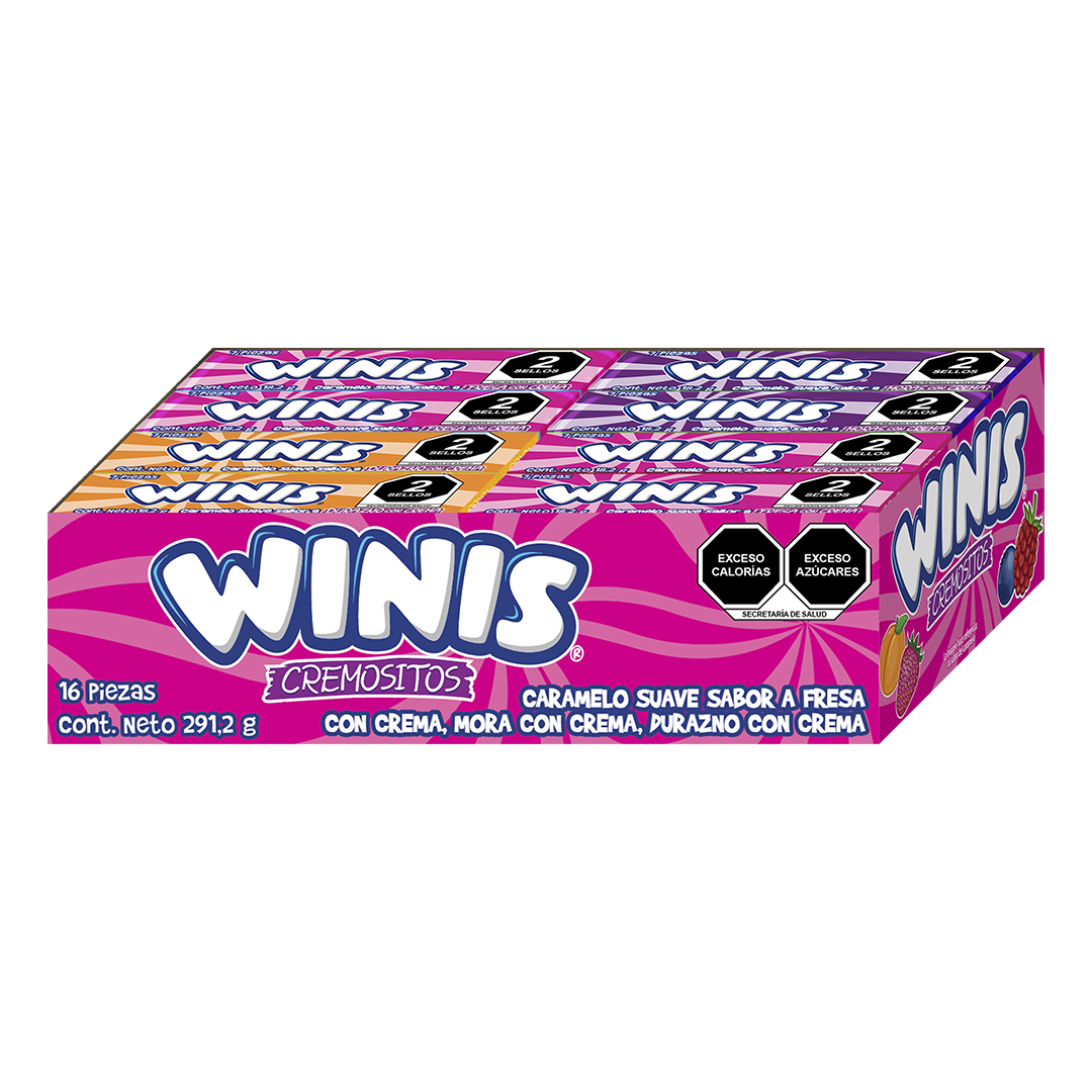 WINIS CREMOSITOS T7 1/16pzs (Caja:27dsp)
