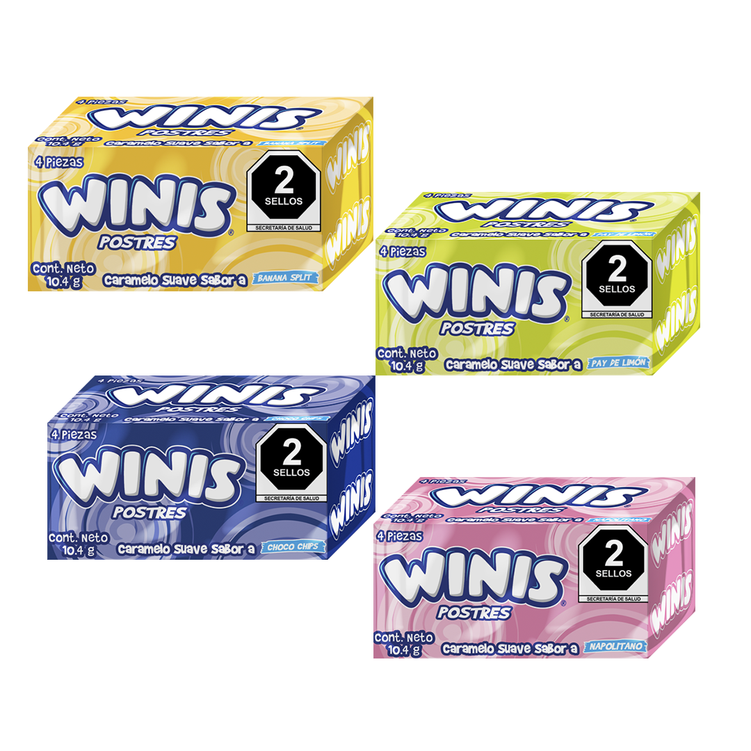 WINIS CREMOSITOS T7 1/16pzs (Caja:27dsp)