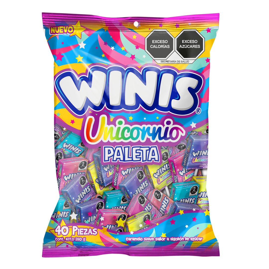 WINIS PAL. UNICORNIO 1/40pzs (Caja:24dsp)