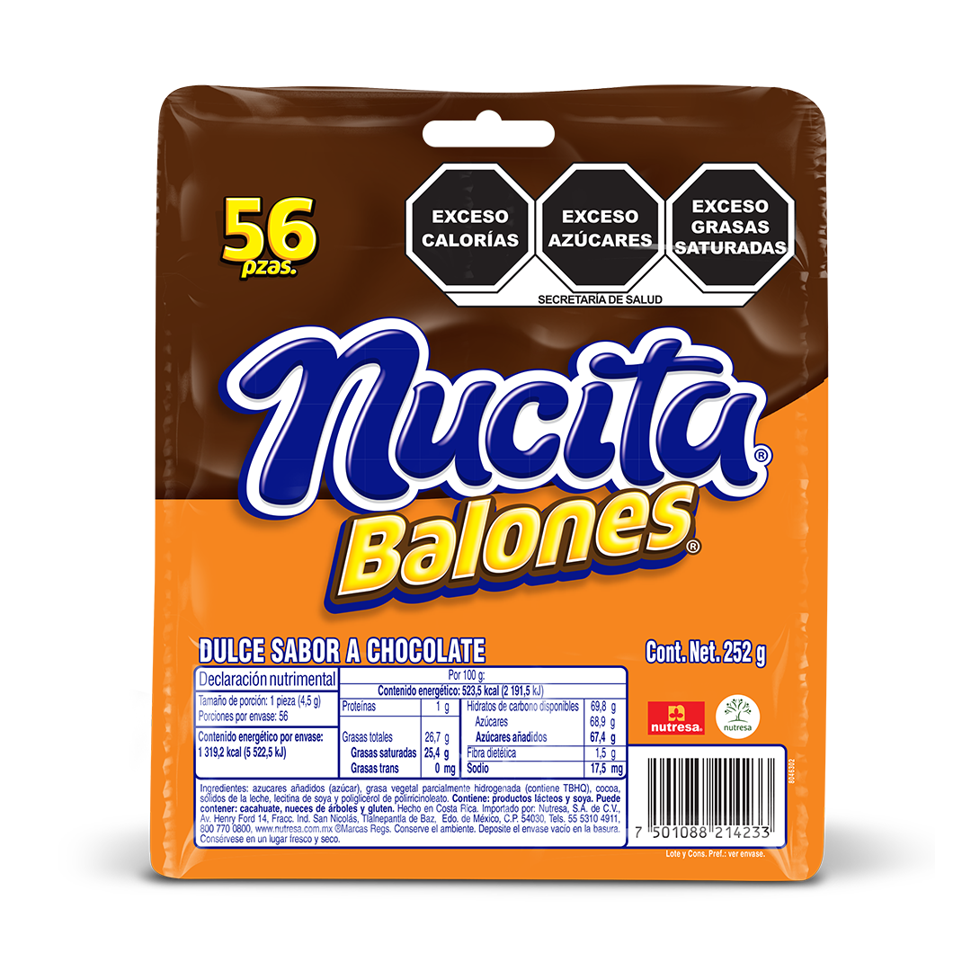 NS NUTRESA BALONES BLISTER 1/56pzs (Caja:24dsp)