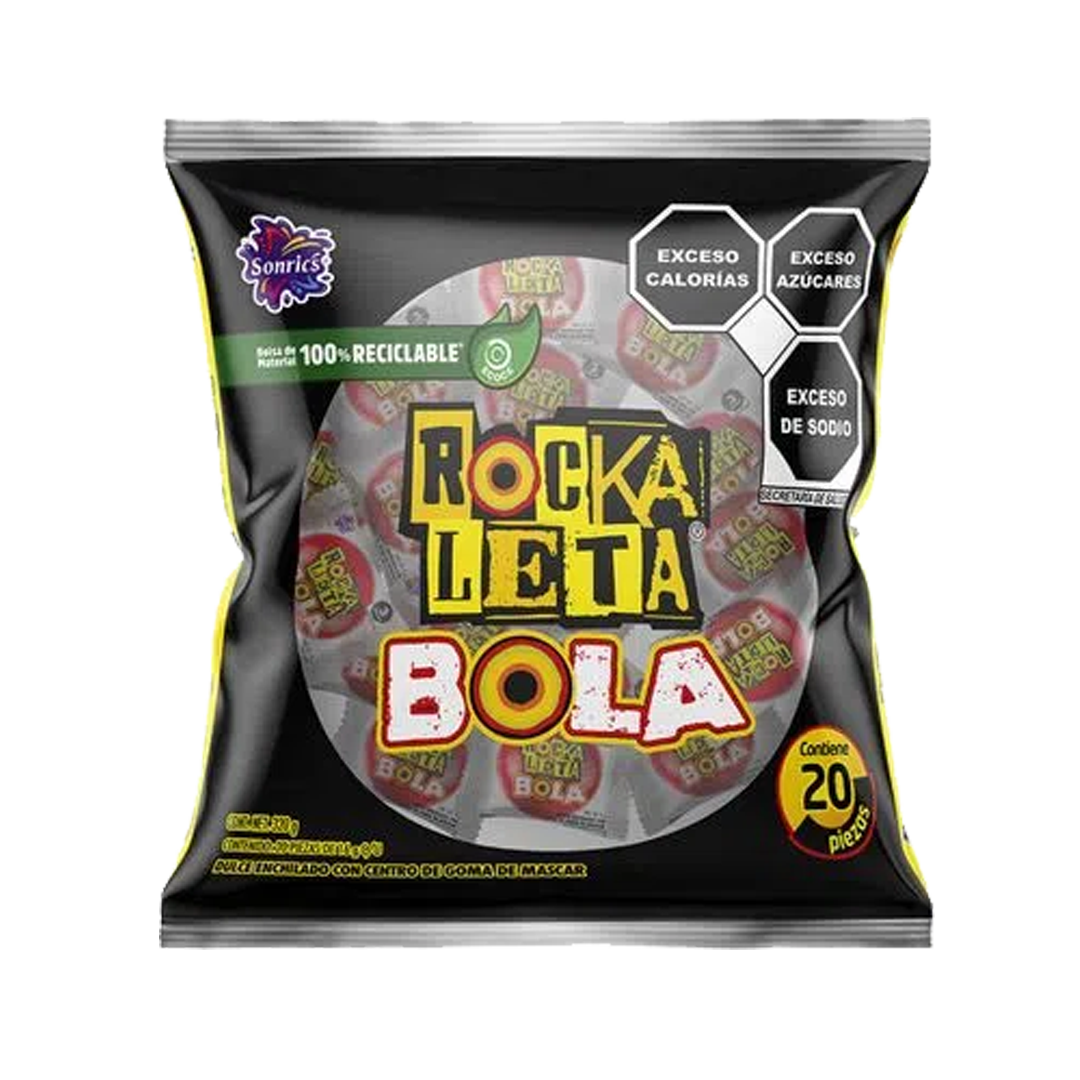 SONRIC'S ROCKALETA BOLA 1/20pz (Caja:25dsp)